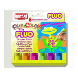 Playcolor Fluo box 6 colori ass - Instant Playcolor one